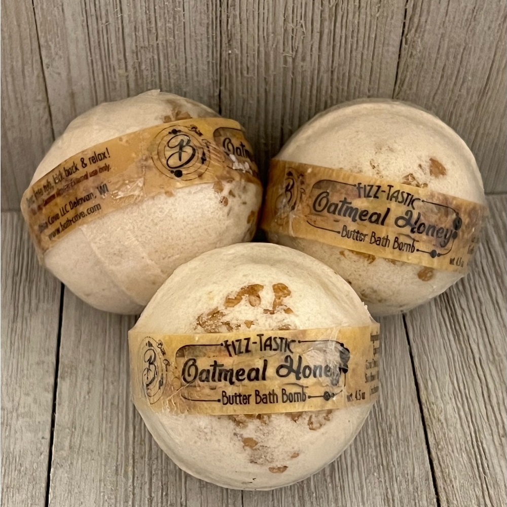 Butter Bath Bomb BUNDLE (Oatmeal Honey)